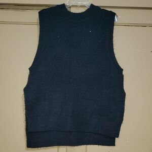 H&M Men's Black Crewneck Sweater Vest